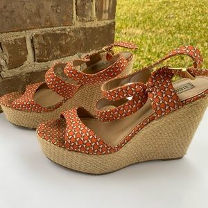 Steve Madden, wedged heel.